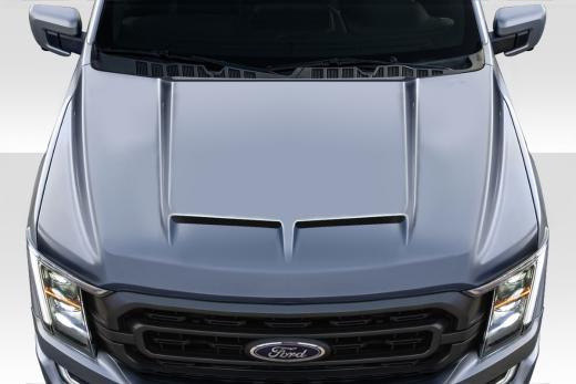 Duraflex GT500 Look 1 Piece Hood 21-up Ford F150 Truck - Click Image to Close